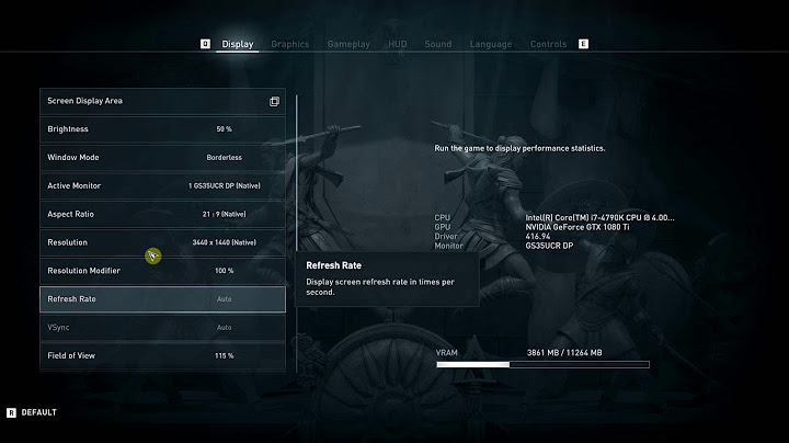 PC Assassin's Creed Odyssey No Full Screen & Micro-Stutter FIXES