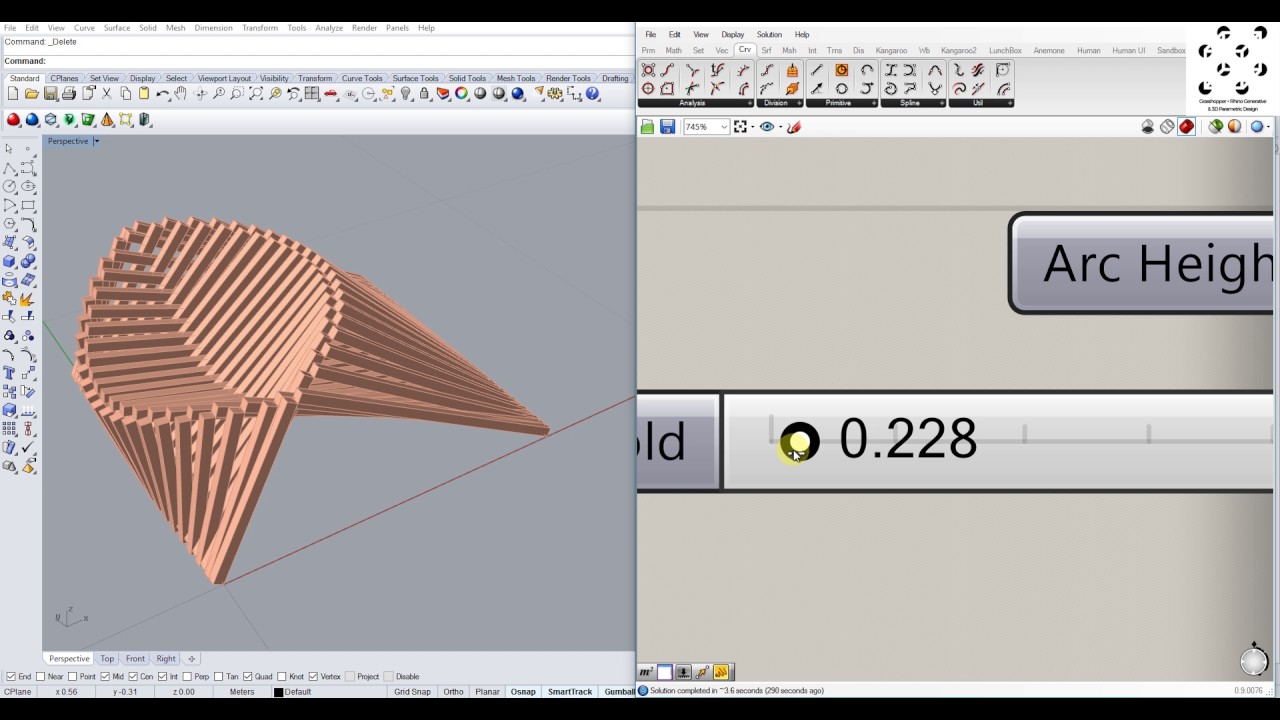 Raising Chair by Van Embricqs with Grasshopper + Kangaroo