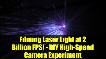 Filming Laser Light at 2 Billion FPS! - DIY High-Speed Camera Experiment