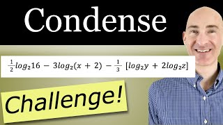 Can You Condense This Challenging Logarithmic Expression