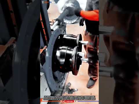 Innovation skill Rubber Seal Assembly: Flange Ring Installation with Compression System #tech