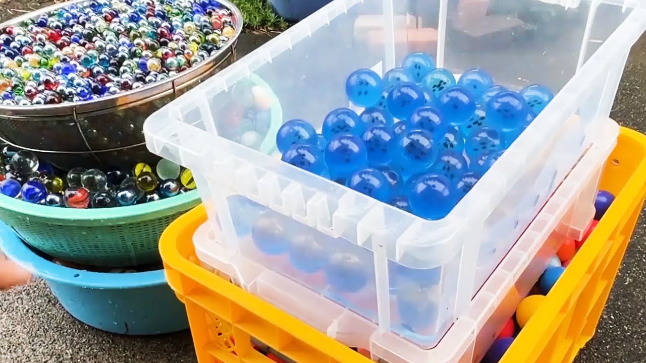 Marble Run ASMR☆1000 marbles & 300 dragon balls + billiard balls #2