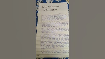 Ignou Solved Assignment ESO 11