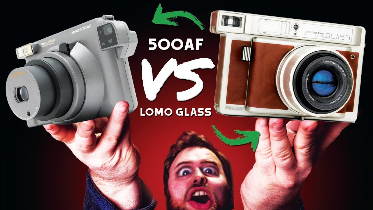 Fujifilm Instax 500af Vs Lomography WIDE Glass - YouTube