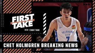 Stephen A. Smith’s heart goes out to Chet Holmgren after DEVASTATING news | First Take