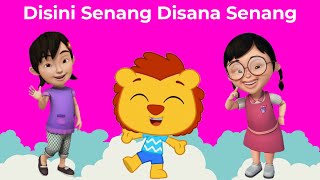 Disini Senang Disana Senang | Lagu Anak Indonesia Populer | Versi Baru