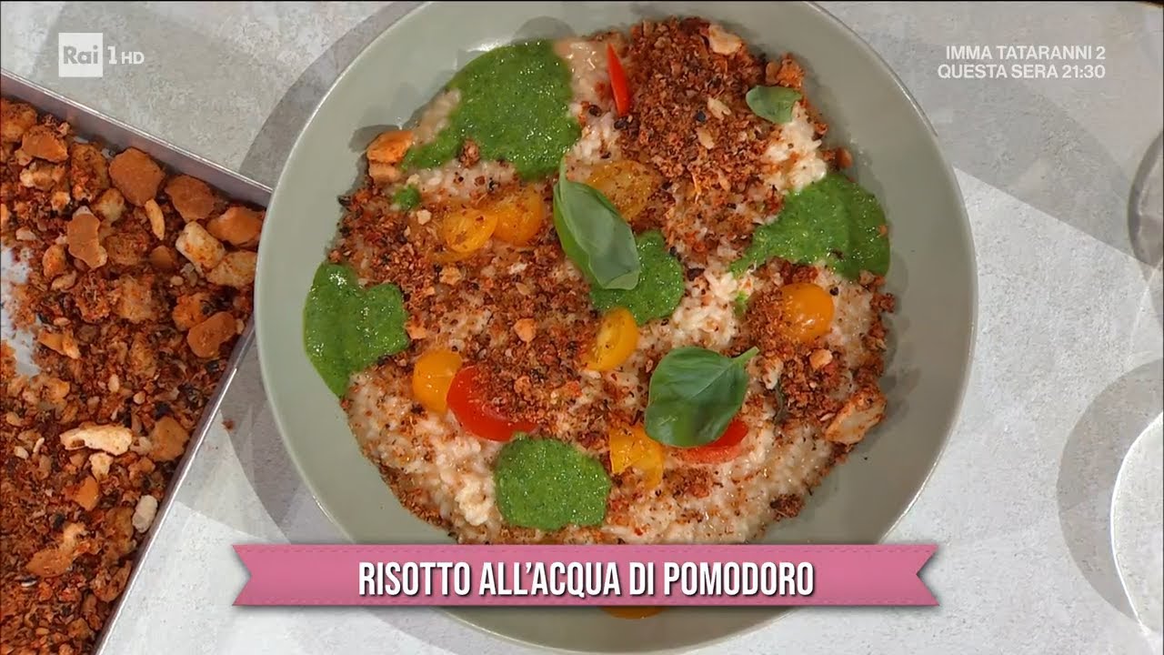 Risotto all'acqua di pomodoro - E' sempre mezzogiorno - 11/04/2023