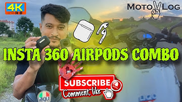 This work? || Insta 360 x3 and AirPods how do the sound quality|| @Prasanga_vlog 