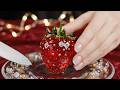 【ASMR】切ったら中が宝石だった…💎誕生石ジオード果物ASMR | Satisfying Cutting🍓