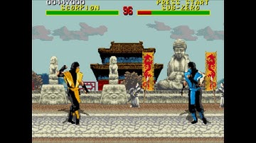 Mortal Kombat 1 Arcade Edition(Sega)Scorpion Playthrough