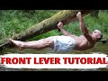 HOW TO - FRONT LEVER TUTORIAL - 5 TIPS