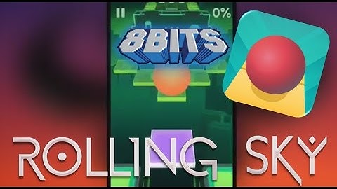 Rolling sky New bonus Level 4: 8 Bits 100%