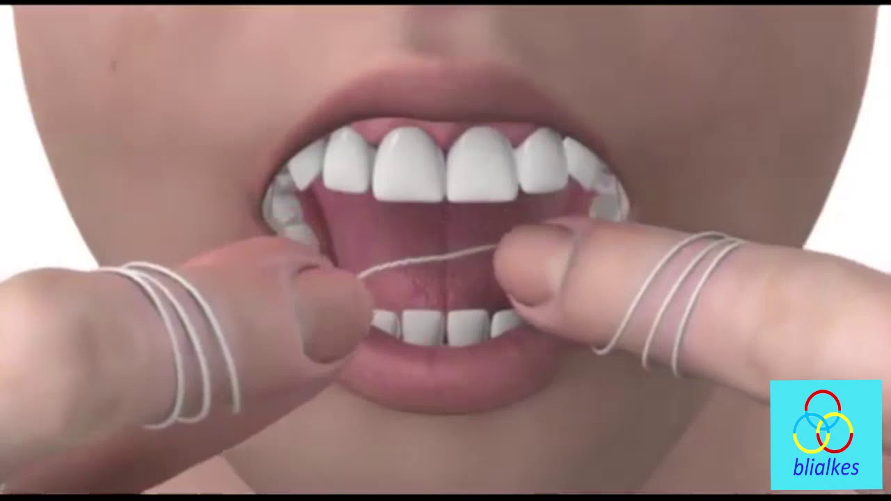 Cara Penggunaan Dental Floss Benang  Gigi  YouTube