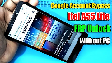 Itel A55 Lite Frp Bypass | Itel L6003P Google Account Unlock Android 9 Pie | Without PC |