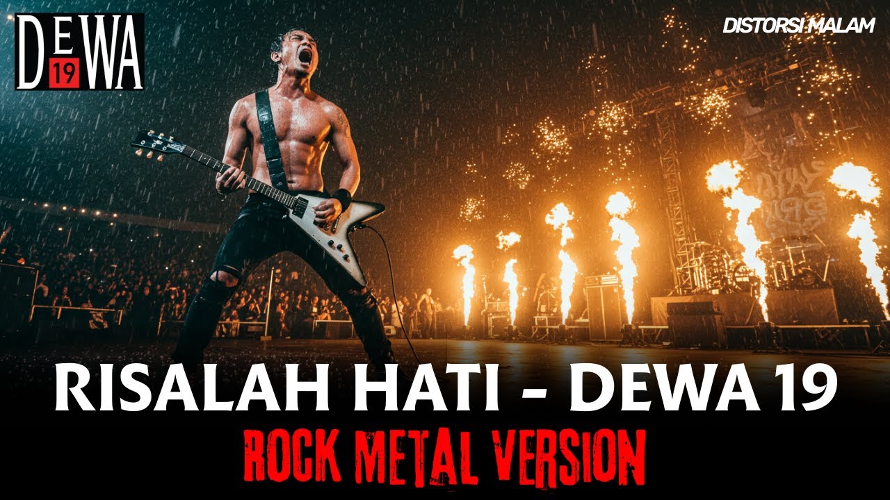 RISALAH HATI - DEWA19 ┃ COVER VERSI ROCK