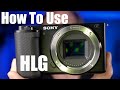 How To Use And Color Correct HLG3 Footage - Sony ZV-E10 FREE LUT!!