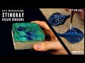 DIY Miniature Stingray Ocean Diorama