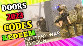 Códigos Military War Tycoon (Dezembro 2023)