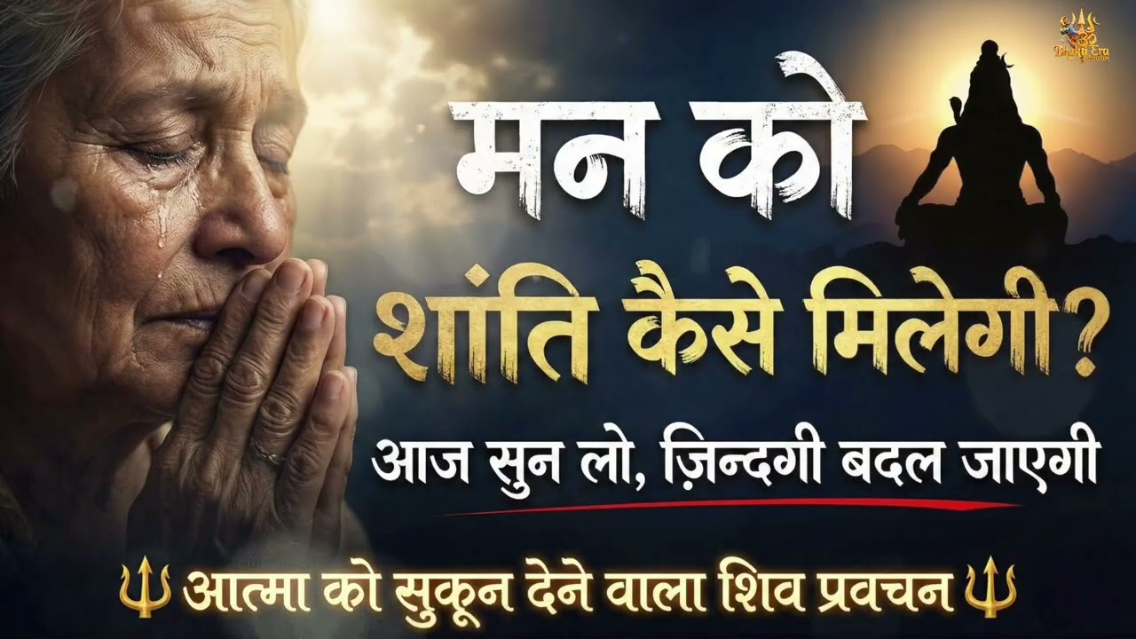 मन को शांति कैसे मिलेगी? | शिव का सबसे गहरा उपदेश 🔱 | Motivational Shiv Updesh | Peace of Mind
