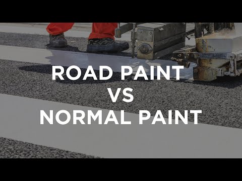 What Kind Of Paint Is Used On Highways