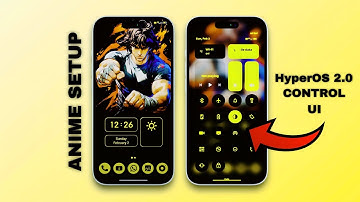 Install HyperOS 2.0 Colourful Control UI On Xiaomi HyperOS & Miui 🚀 Anime  Homescreen Setup⚡ HyperOS