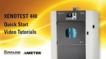 Video Tutorial: Xenotest 440 Quick Start