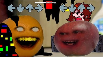 "HEY APPLE" but FNF Annoying Apple Vs Pibby Annoying Orange Animation | fnf Sliced But Apple Sing it
