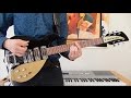 The beatles  i want to hold your hand  rhythm guitar cover  rickenbacker 325c58