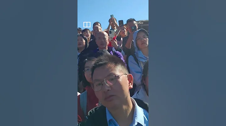 Tourists stuck on China’s Great Wall for 2 hours during National Day holiday #shorts