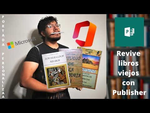 ¿Libros viejos y sin portada? Aprende a usar Publisher y crea las portadas personalizadas