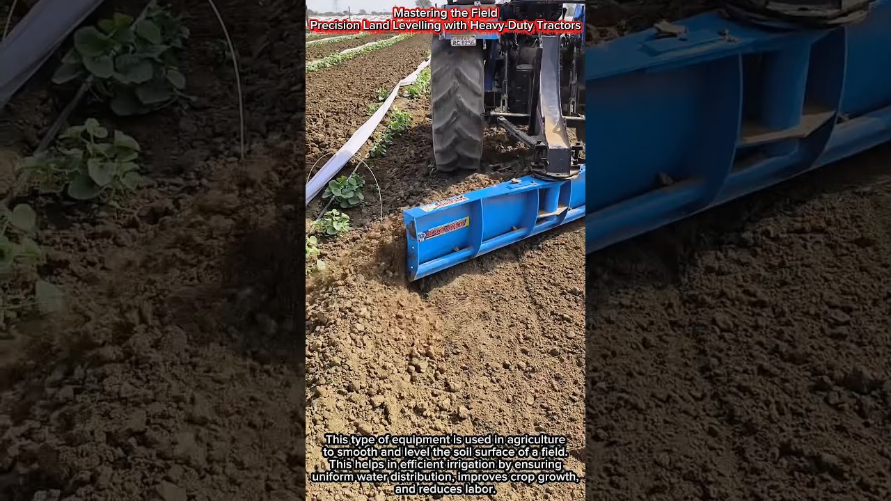 Mastering the Field | Precision Land Levelling with Heavy-Duty Tractors