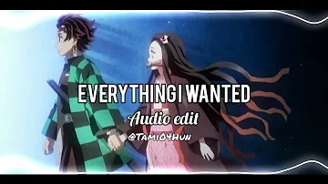 Billie Eilish-Everything I wanted [audio edit]