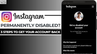 🚫 Instagram Account Disabled Permanently? The Only 3 Steps to Get It Back in 2026 Profile