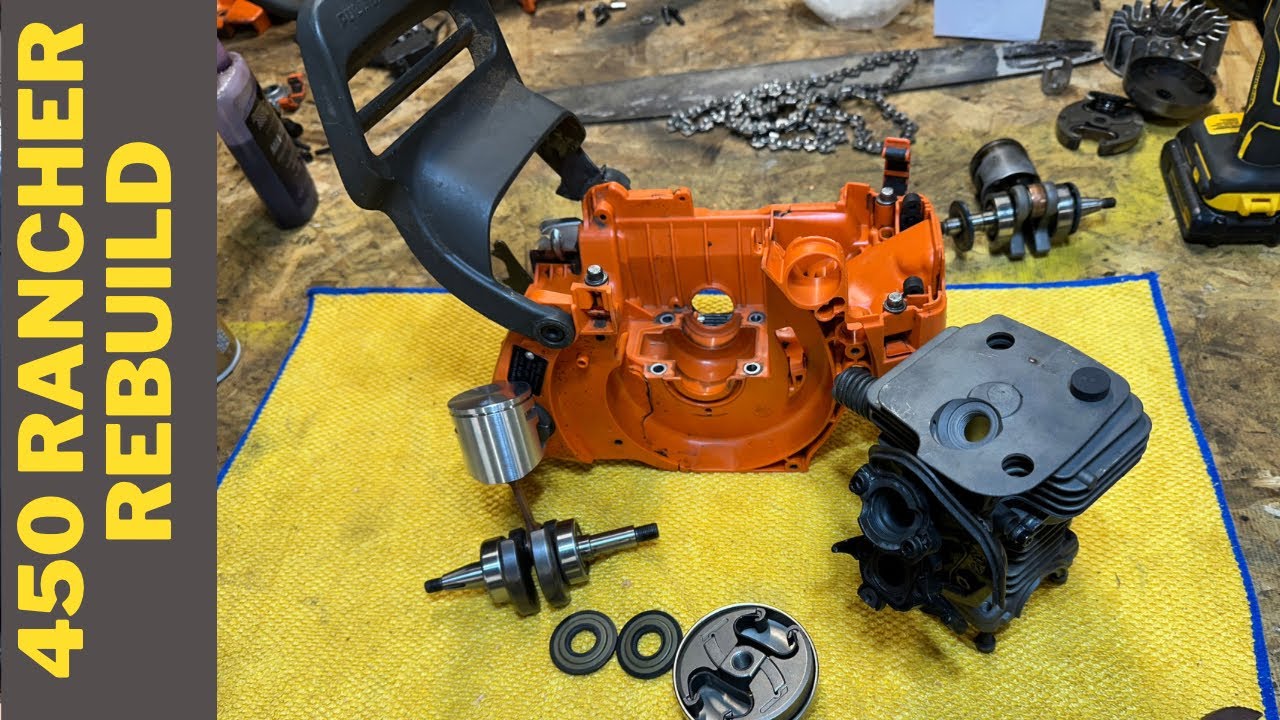 Husqvarna 450 Rancher Rebuild: Piston, Cylinder & Crankshaft Replacement