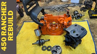 Husqvarna 450 Rancher Rebuild: Piston, Cylinder &amp; Crankshaft Replacement