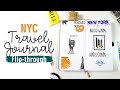 New York Trip Travel Journal Flip-through | Stationery Fest 2024 | Archer &amp; Olive Travelers Notebook