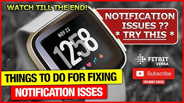 Fix Notification Issues on Fitbit Sense, Versa 3, 2 & Lite