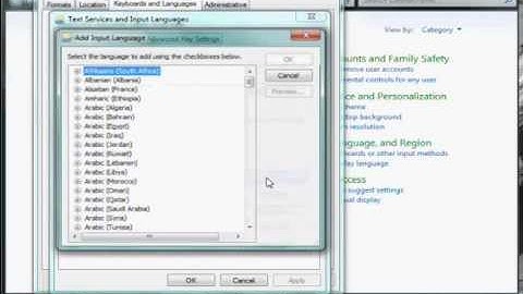 change the keyboard (input )language in Windows 7.wmv