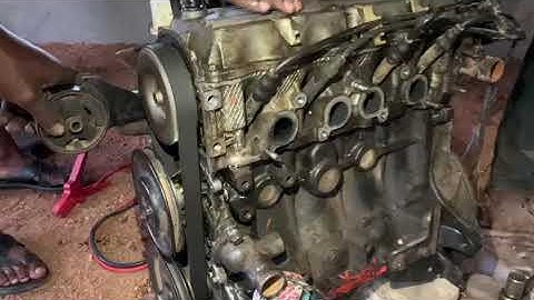 Mazda b3 engen starting on the ground