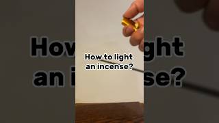 How to light an incense??don’t forget to like and subscribe
