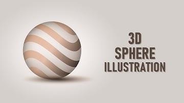 Draw 3D Sphere Illustration in Adobe Illustrator