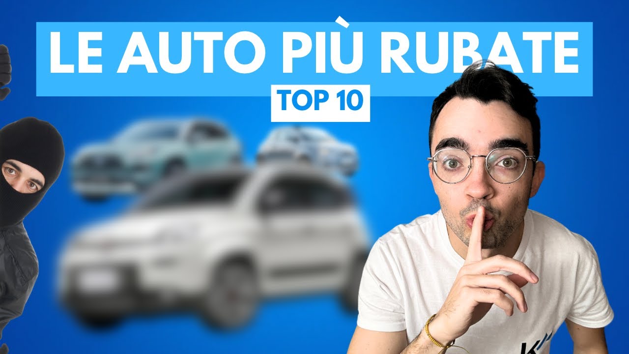 Le 10 auto più rubate in Italia