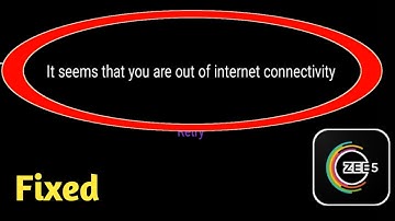 Fix Zee 5 App It