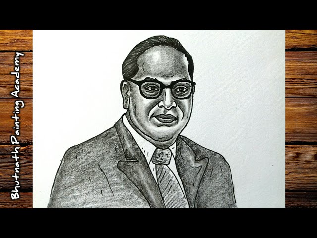 Bhimrao Ramji Ambedkar Pencil Drawing Video | Live Art Chennai - YouTube