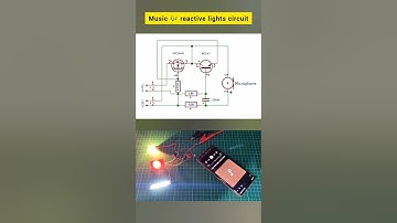 Music 🎶 reactive lights circuit | VU meter | music lights