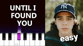 Stephen Sanchez - Until I Found You EASY PIANO TUTORIAL