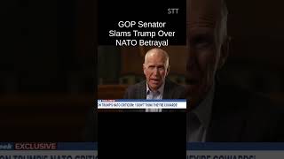 GOP Senator Slams Trump's NATO Remarks: A Blow to US Global Standing