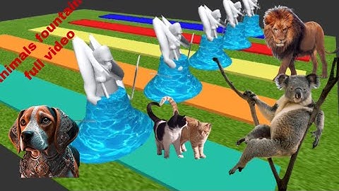 Animal Fountain Crossing Full Episode | prisma3D tutorial| @jojotv_yt