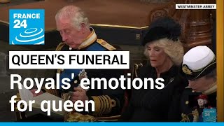 Royals' emotions for queen show through ceremonial pageantry • FRANCE 24 English