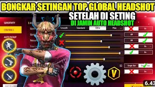 AUTO HEADSHOT‼️TERBONGKAR SETINGAN PRO PLAYER TERBARU 2023😱